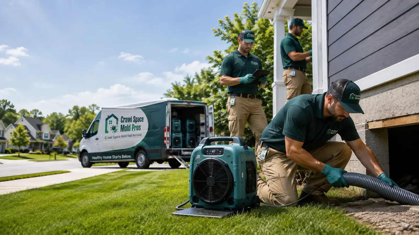 Crawl Space Mold Removal in Bellingham, MN